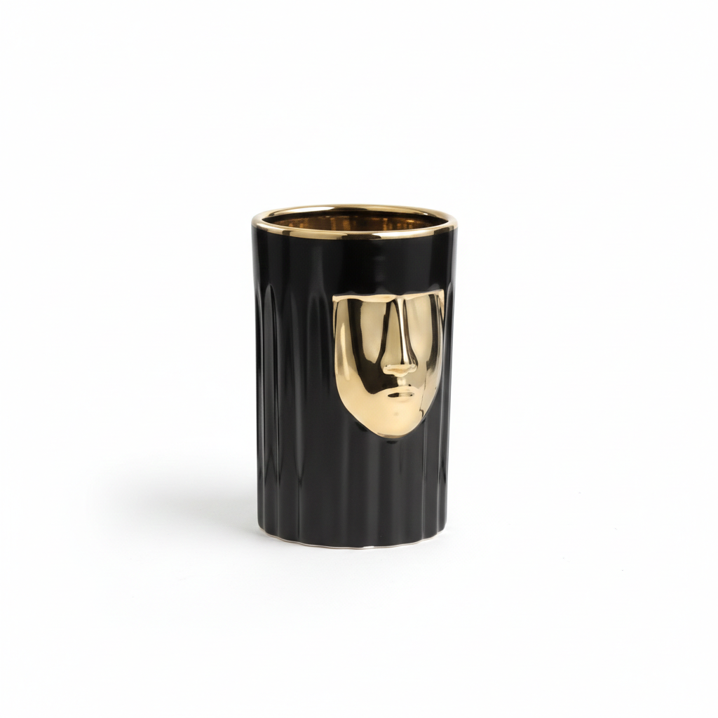 The Gold Face Vase