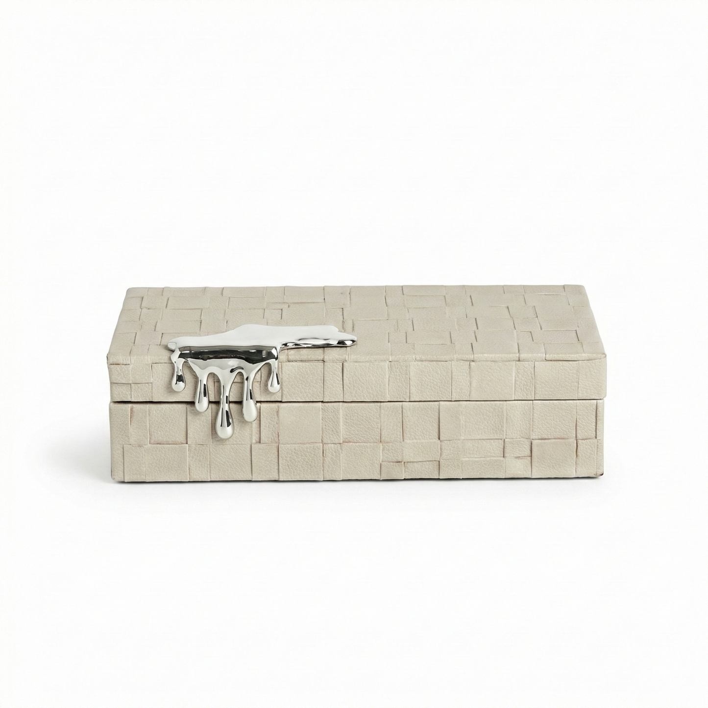 The Water Drop Decorative Box Light Grey - S