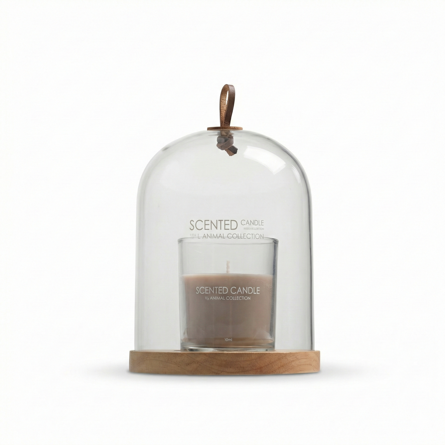 The Glass Cover Cup Wax (Light Coffee)
