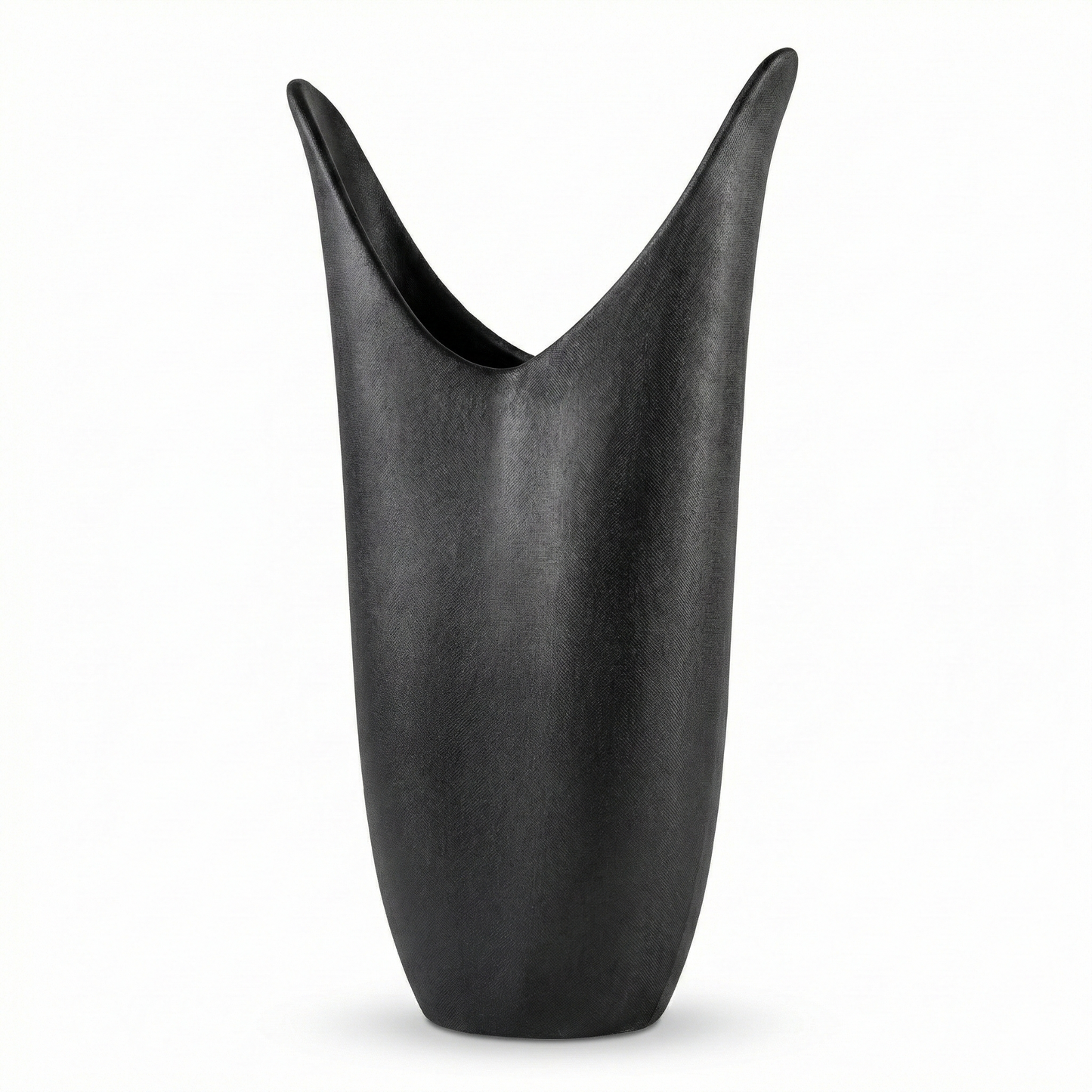 The Obsidian V-Mouth Sculpture