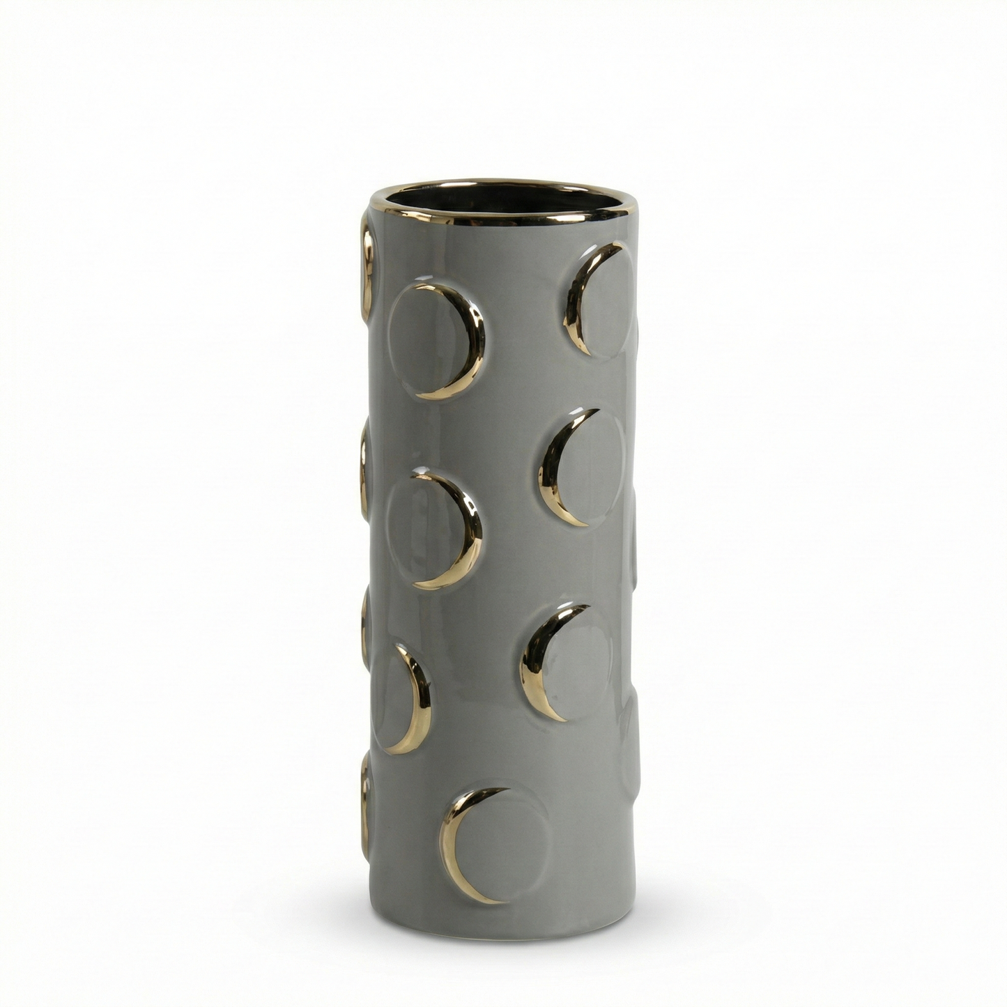 The Gold Lunar Eclipse Vase -M