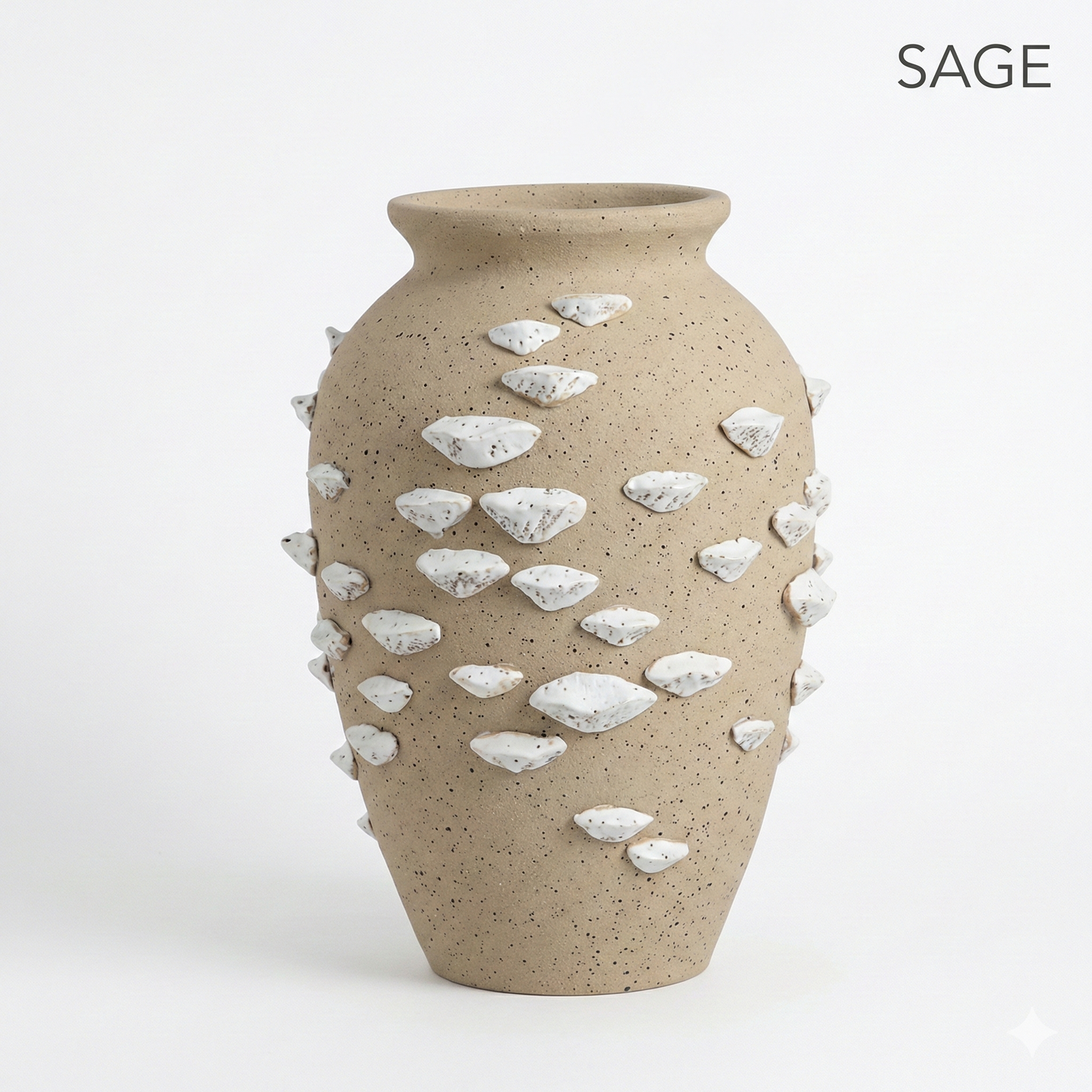 The Shell Vase Medium - Cement