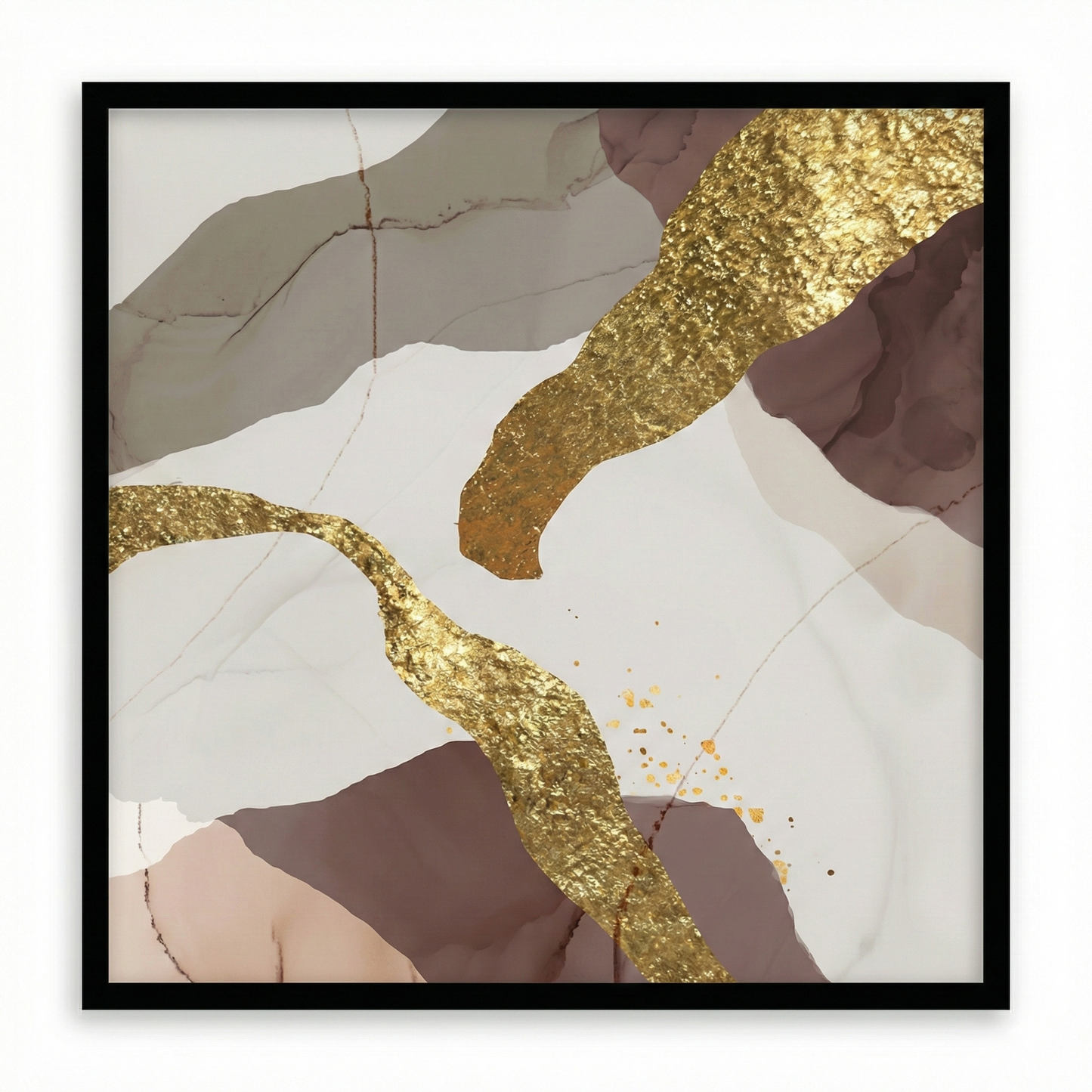 The Multicolor Color Block Painting - Medium
