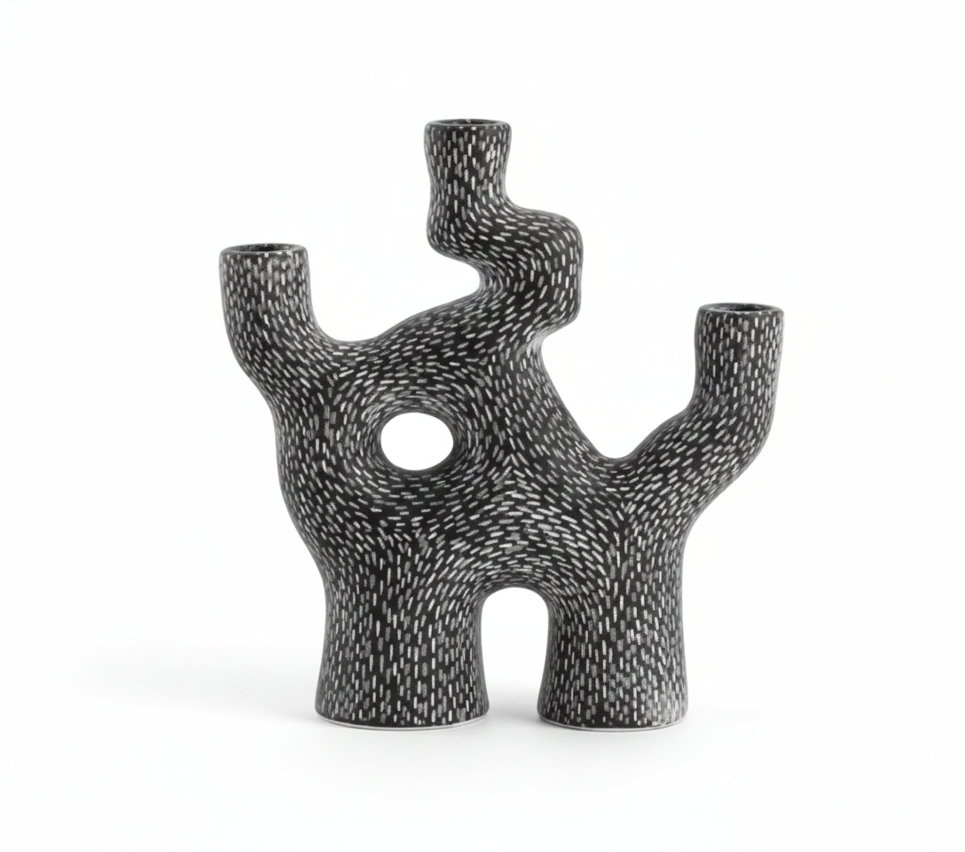 The Noir Coral Candelabra