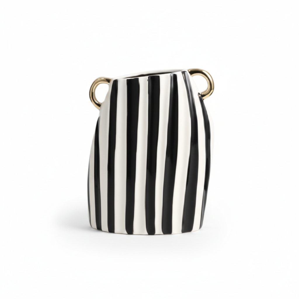 The Golden Ear Vertical Line Vase - M