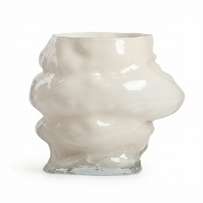 The White Meteorite Vase (High - Small)