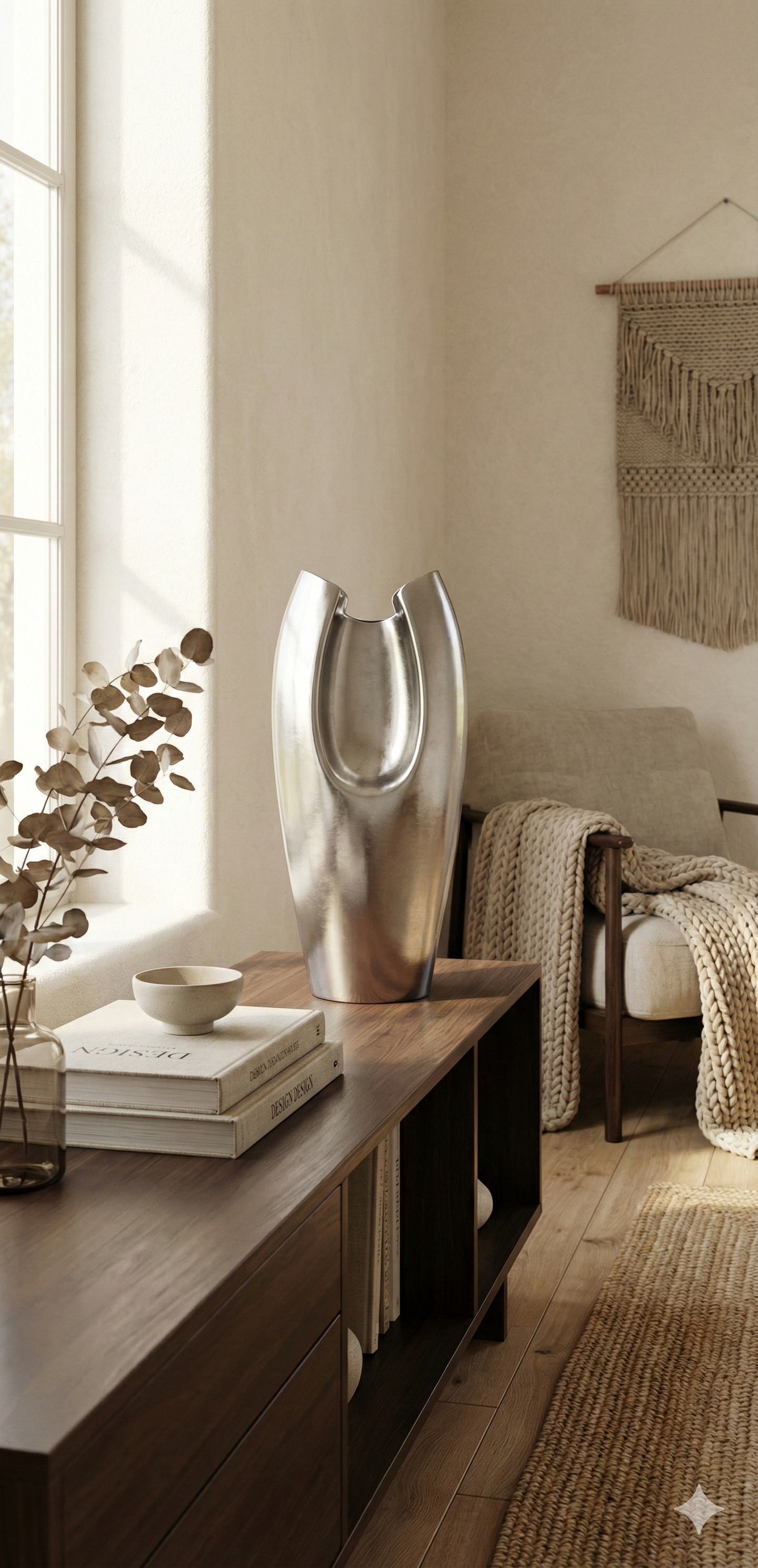 The Marcus Matte Silver Vase