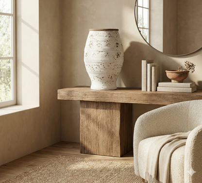 The Mottled Ceramic Tall Vase