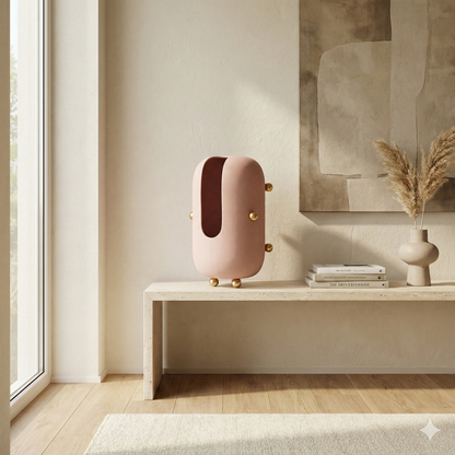 The Blush Bead Vessel