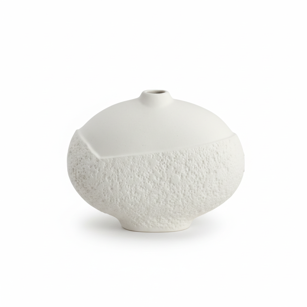 The Lithos Dual-Texture Vase