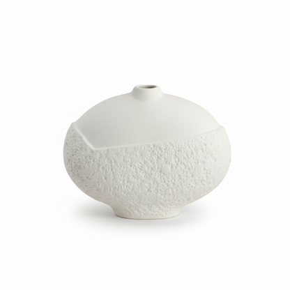 The Lithos Dual-Texture Vase
