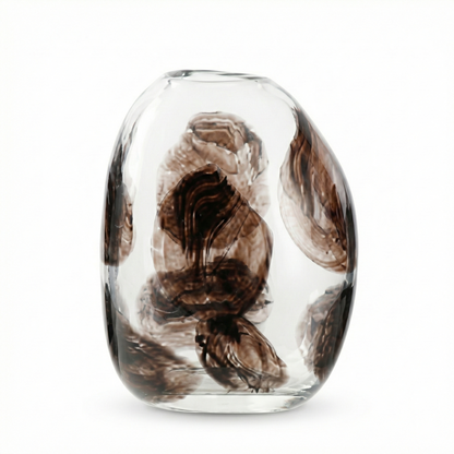 The Amber Motif Glass Vessel
