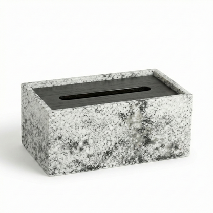 The Black Lid Tissue Box