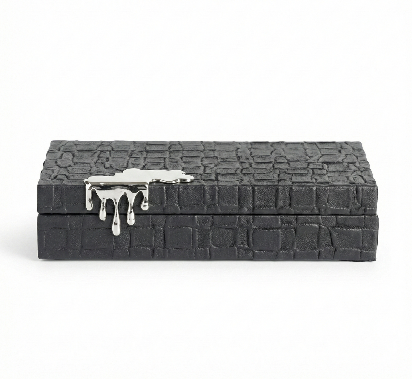 The Water Drop Decorative Box Dark Grey - M