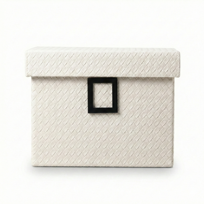 The Woven Valet Trunk – Ivory Bouclé