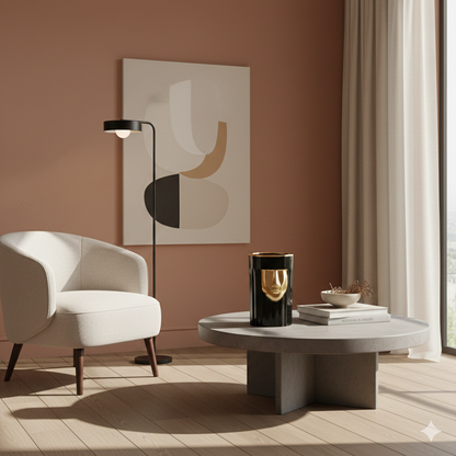 The Gold Face Vase