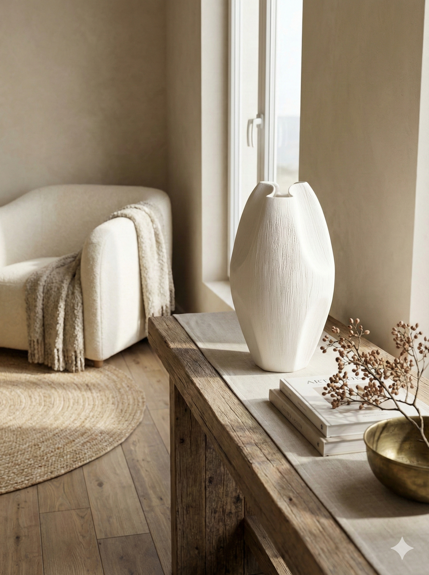 The Ivoli Brushed Vase