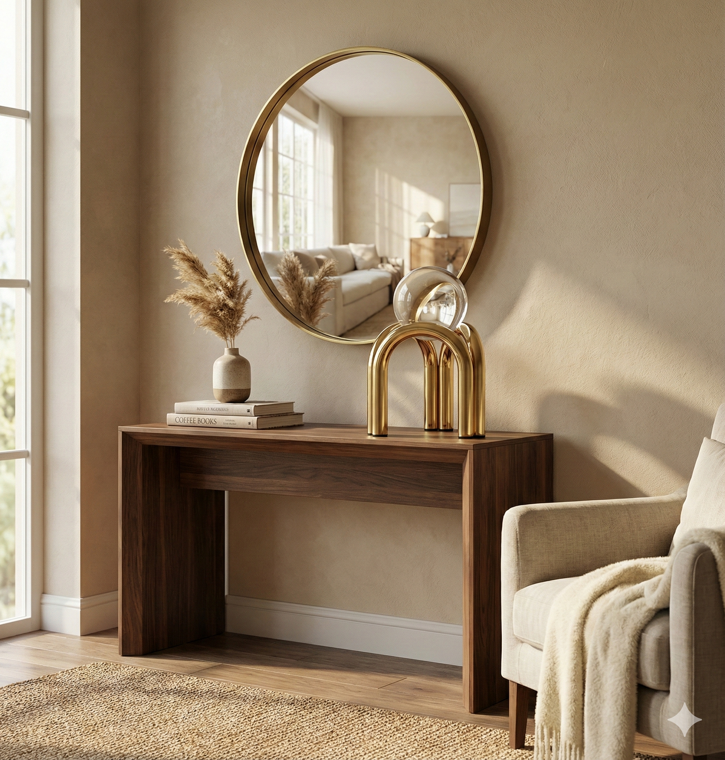The Arcus Crystal Sphere Sculpture – Low Profile