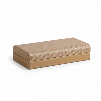 The Textured Valet Box – Saddle Coffee