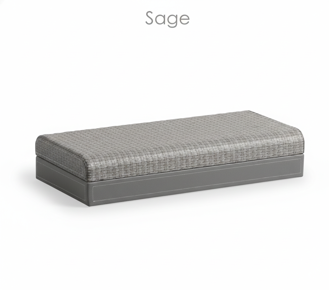 The Grand Slate Ribbed Keepsake – Slate Grey