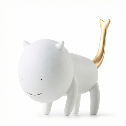 The Simulation Cat White