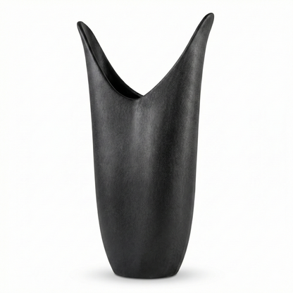 The Obsidian V-Mouth Sculpture