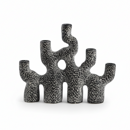 The Midnight Coral Candelabra