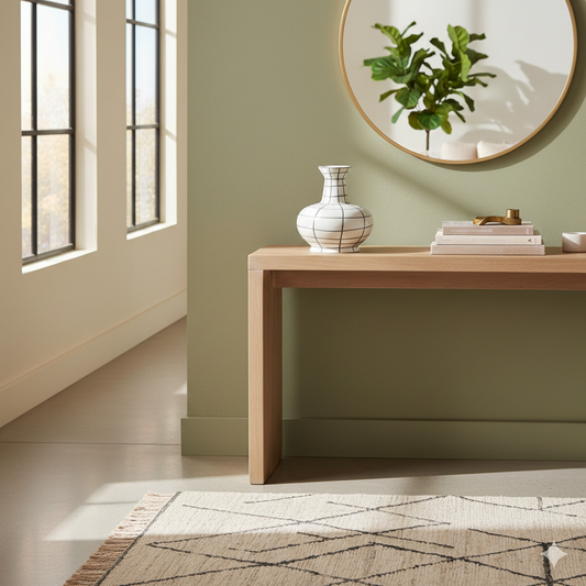 The Hand-Painted Grid Vase - S