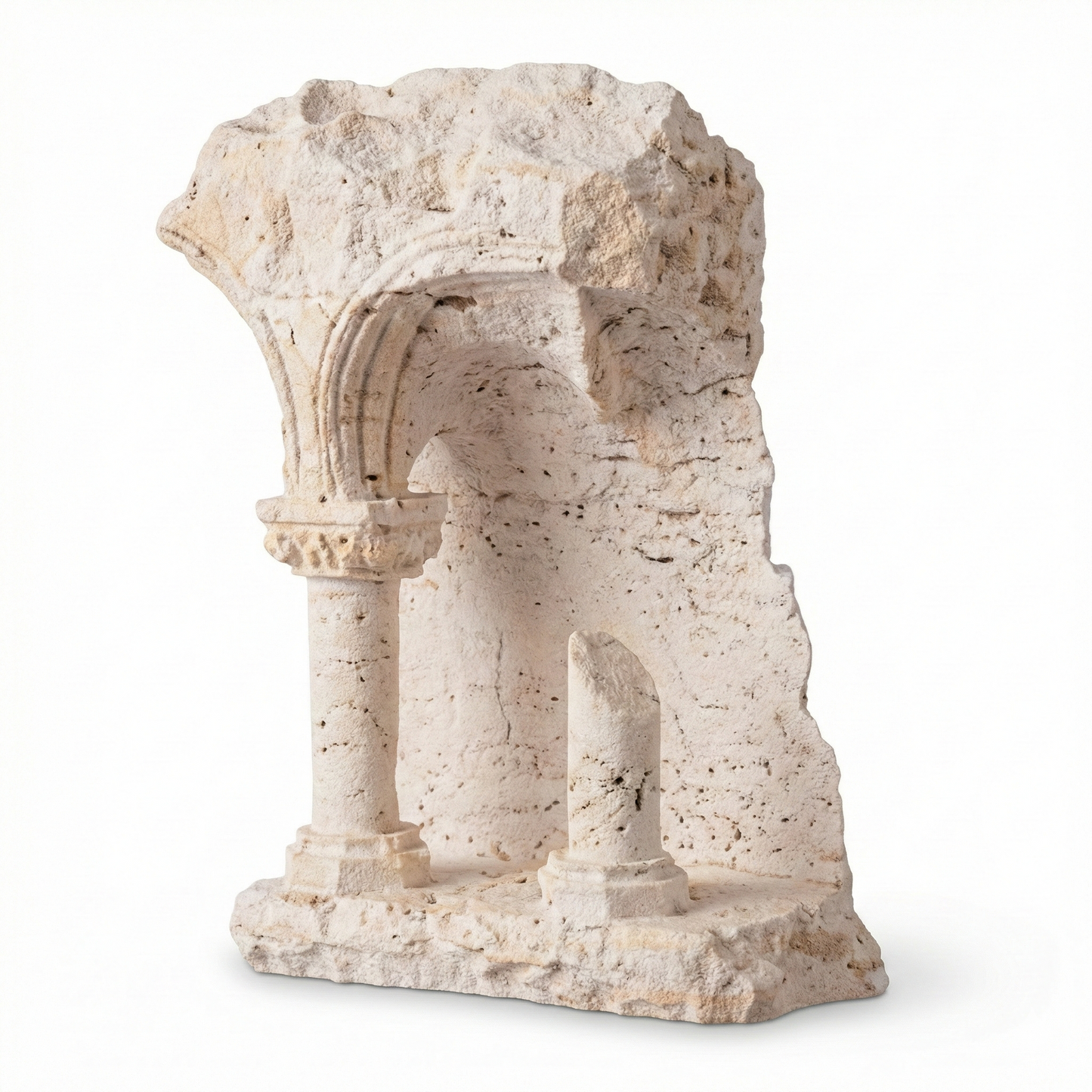 The Colosseum Arch | Yellow Cave Stone Artifact