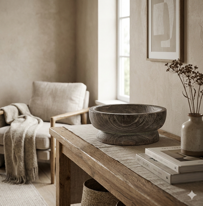 The Paulownia Drum Vessel - Ash Grey