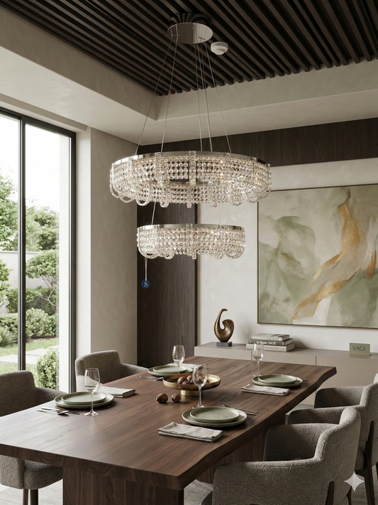 The Radiant Orbit Chandelier