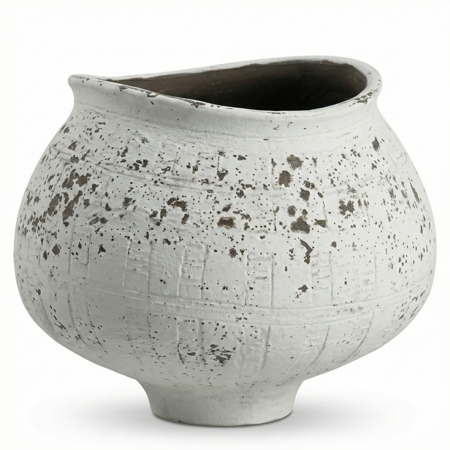 The Mottled Plaid Vase-S