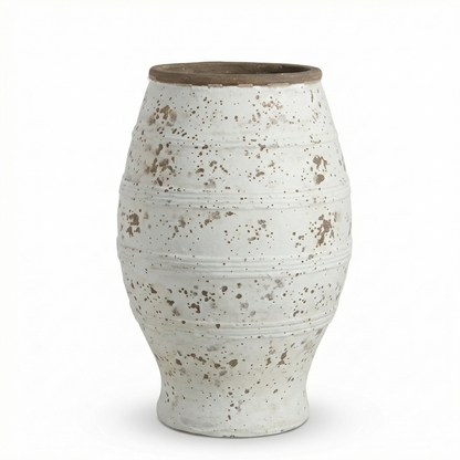 The Mottled Ceramic Tall Vase