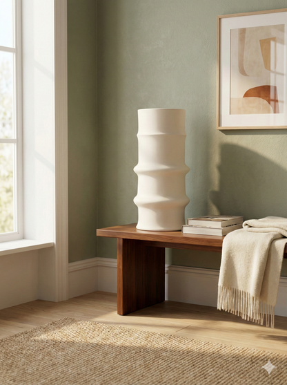 The Henrik Rice White Vase