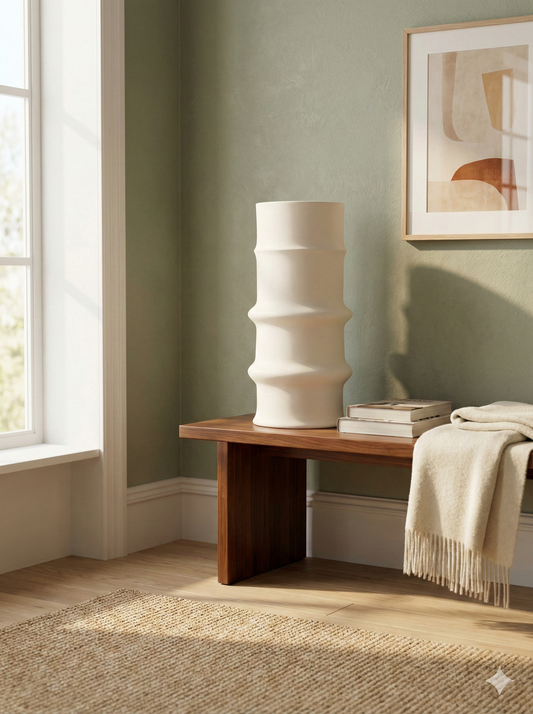 The Henrik Rice White Vase