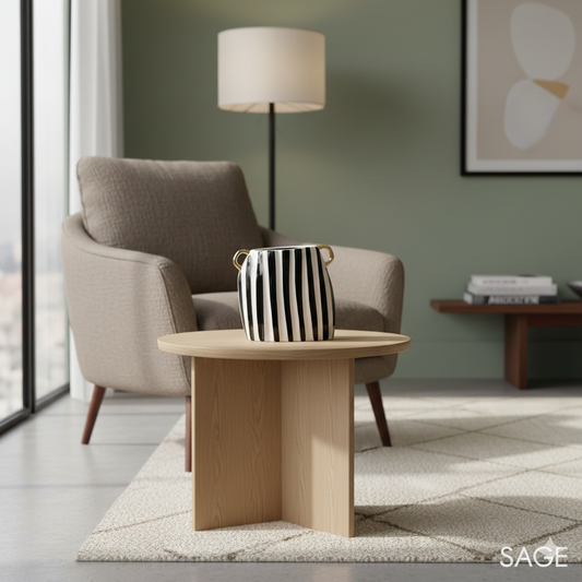The Golden Ear Vertical Line Vase - S