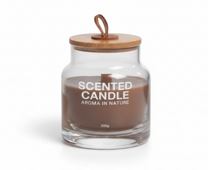 The Thick Glass Wax Candle (Coffee)