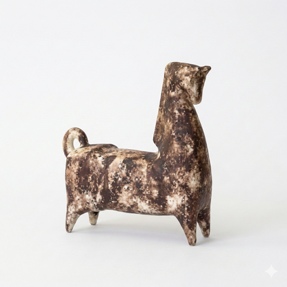 The Warped Equine | Hand-Glazed Ceramic Artifact