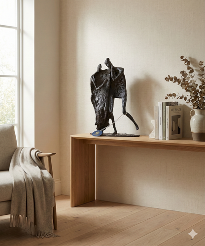 The Ethereal Union Sculpture | Textural Cast Art