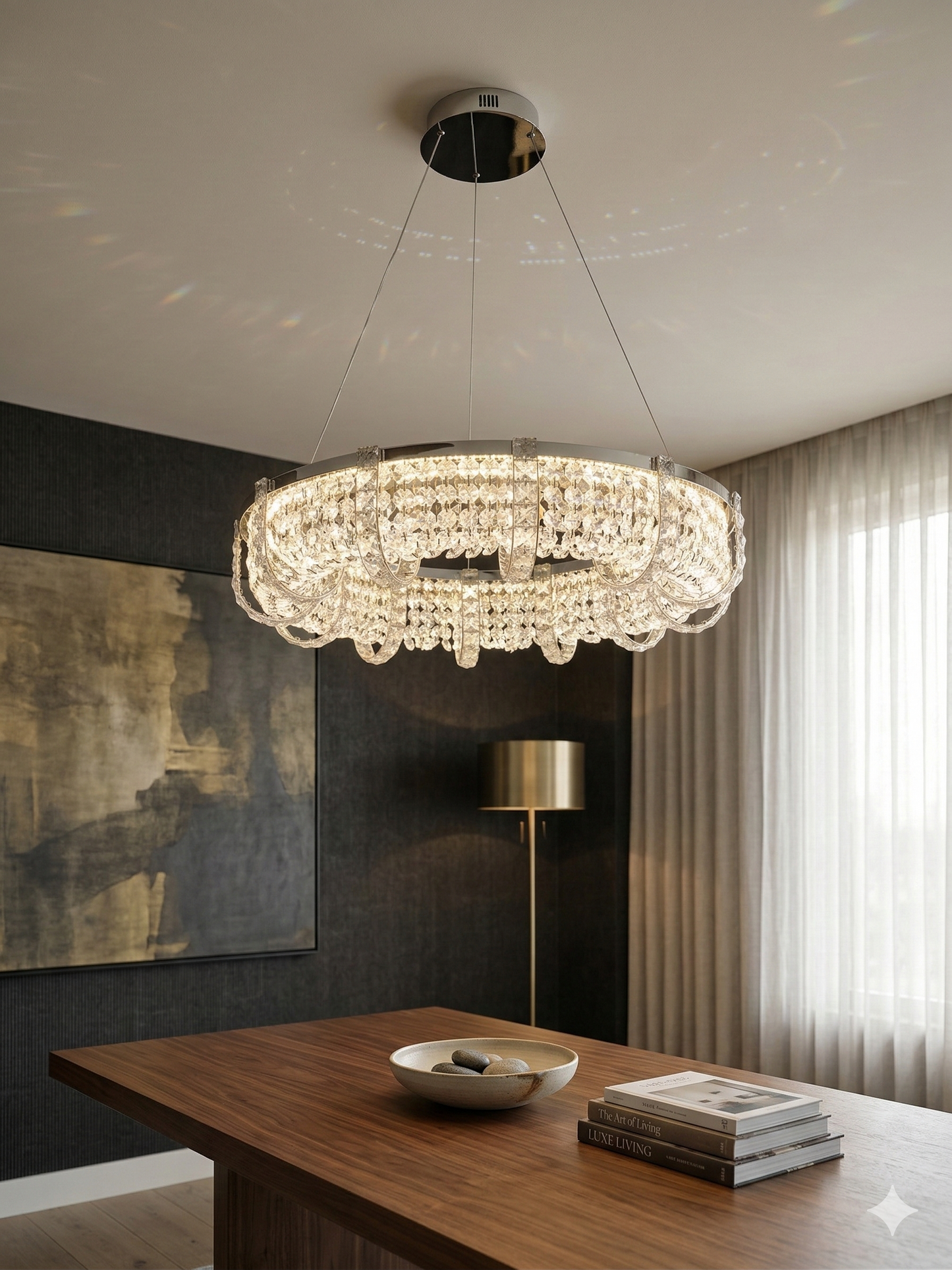 The Aura Halo Chandelier