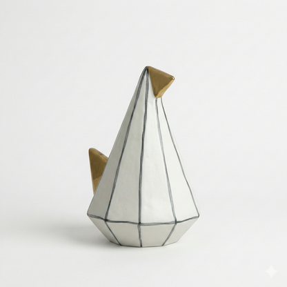 The Geometric Gold Bird - M
