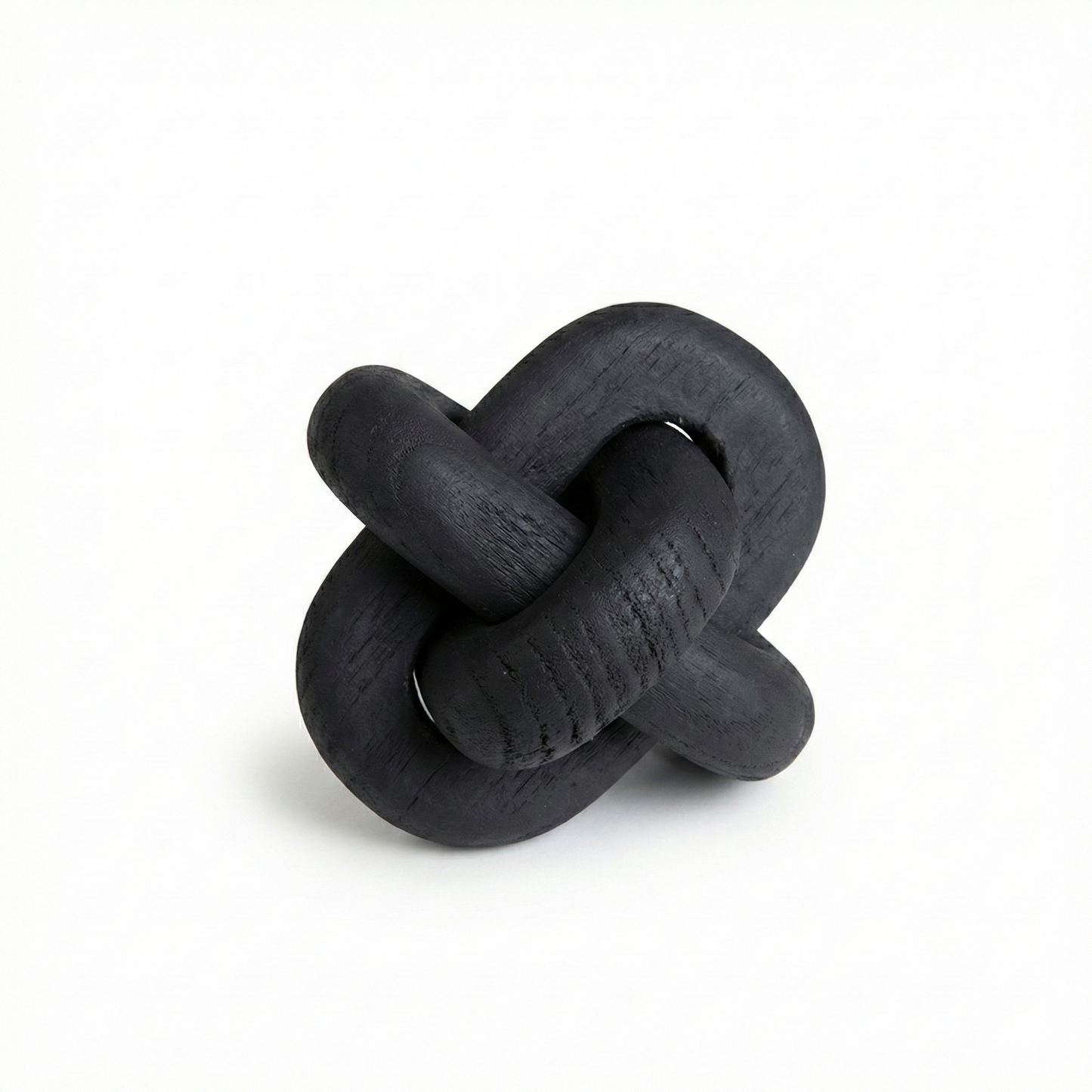 The Paulownia Knot – Matte Black Wood