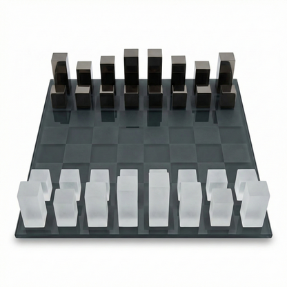 The Monolith Crystal Chess Set