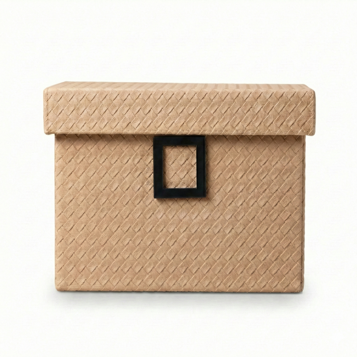 The Woven Valet Trunk – Saddle Tan