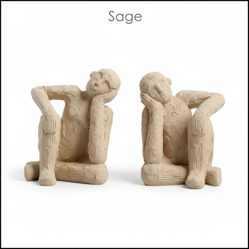 The Meditation Bookend Set