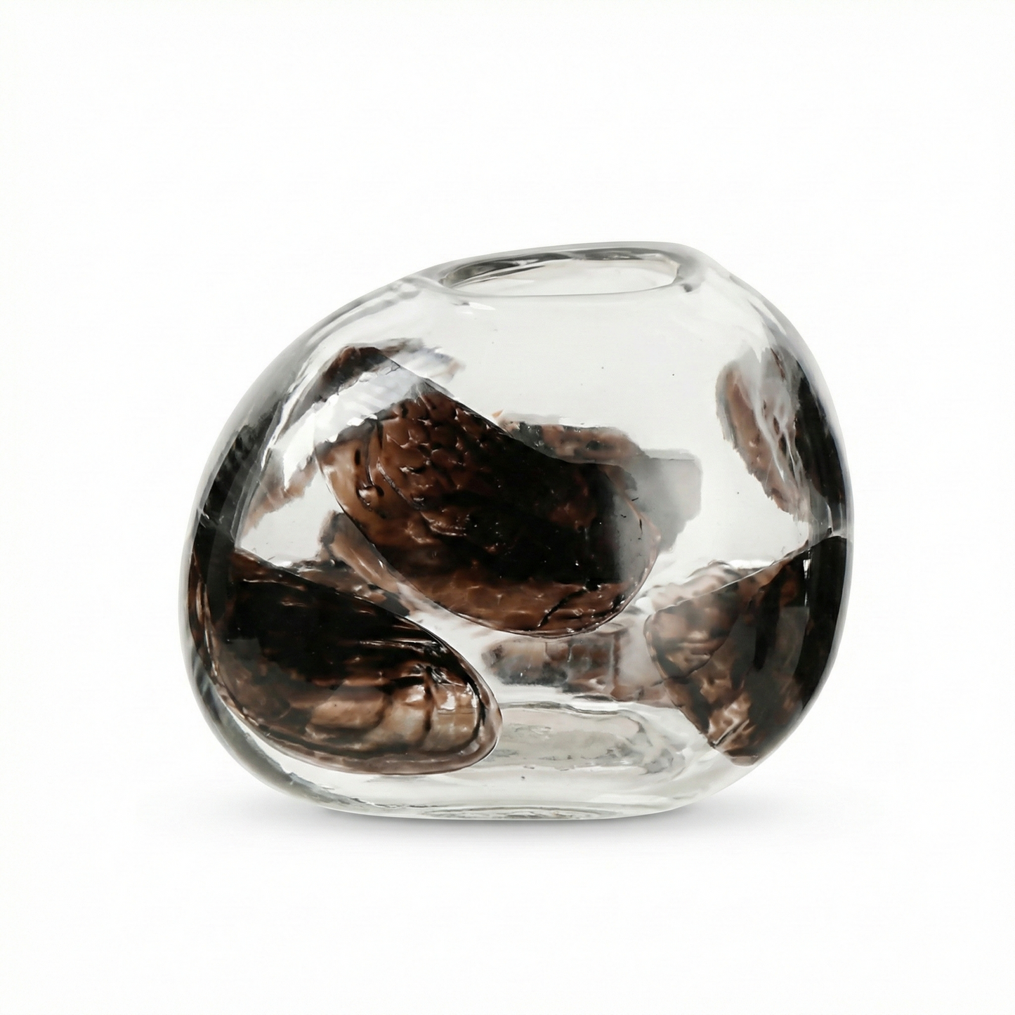 The Amber Motif Glass Vessel