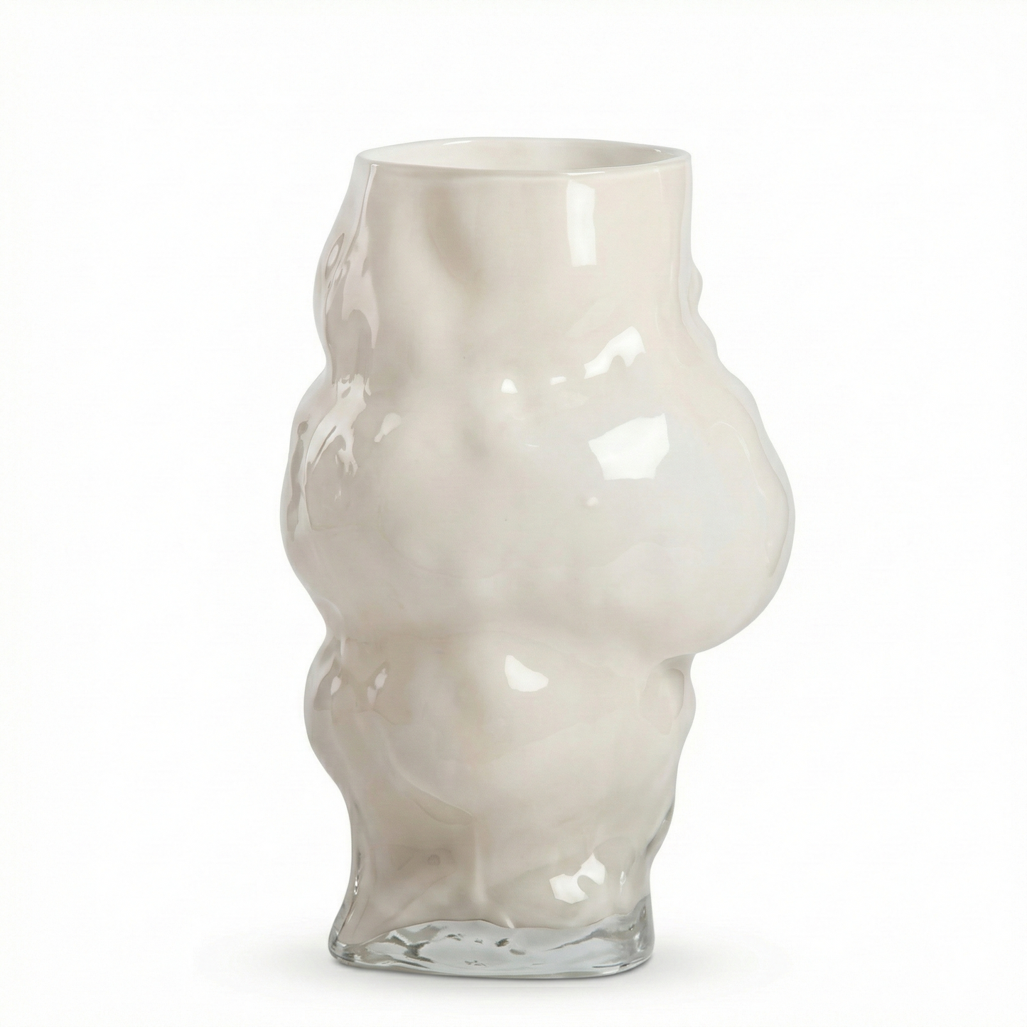 The White Meteorite Vase (High - Medium)