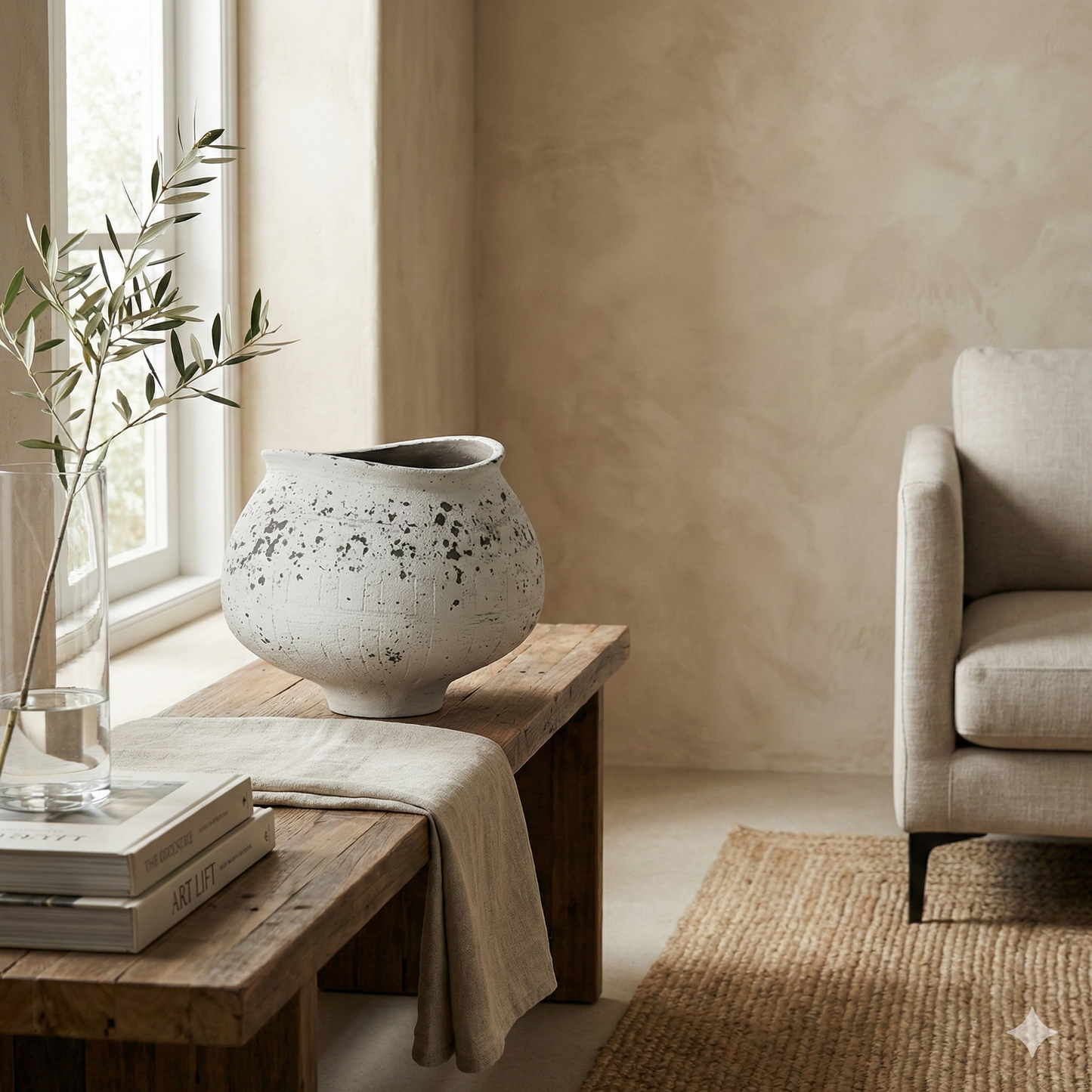 The Mottled Plaid Vase-S