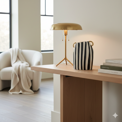 The Golden Ear Vertical Line Vase - M