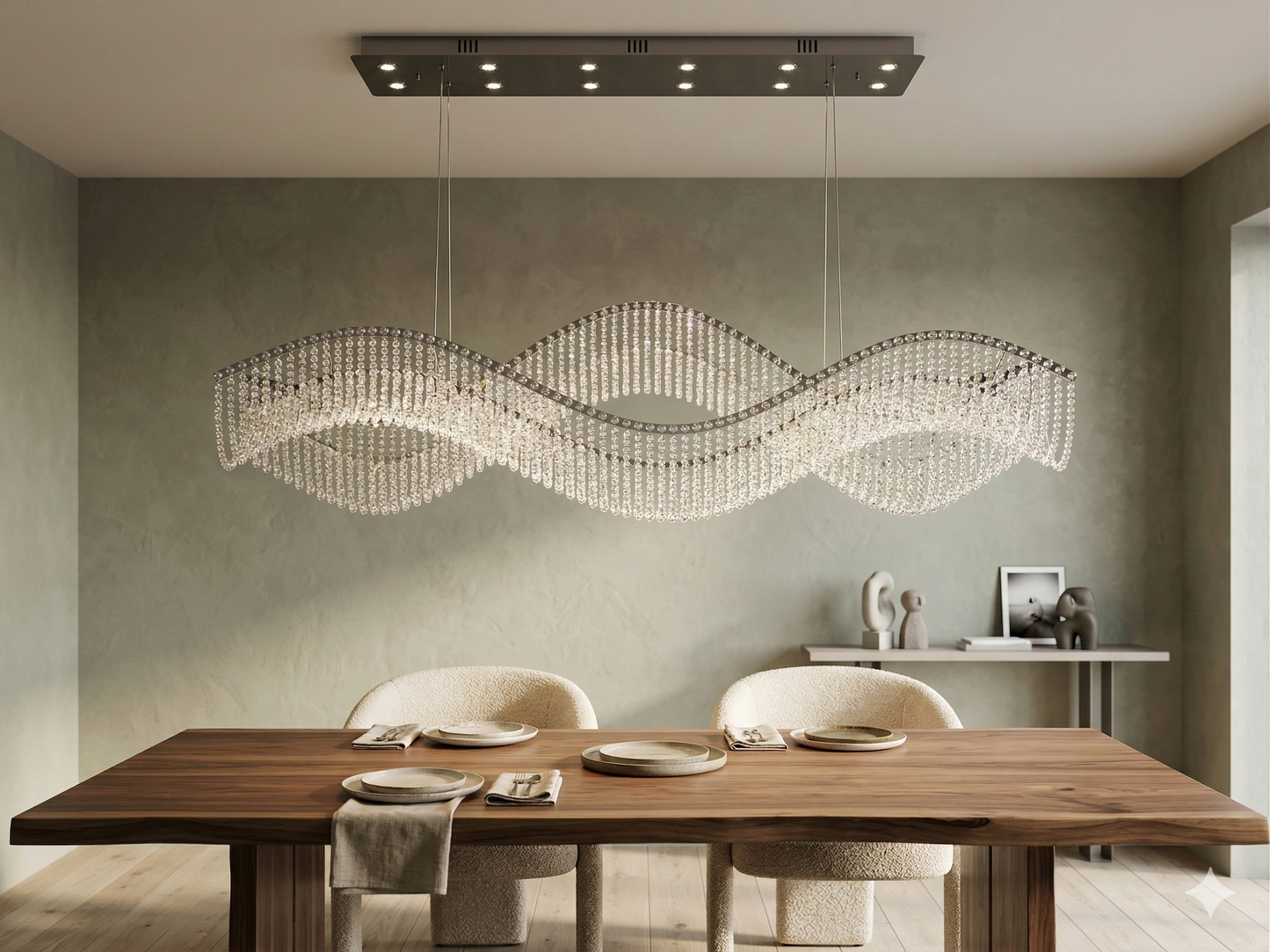 The Ondine Ribbon Chandelier